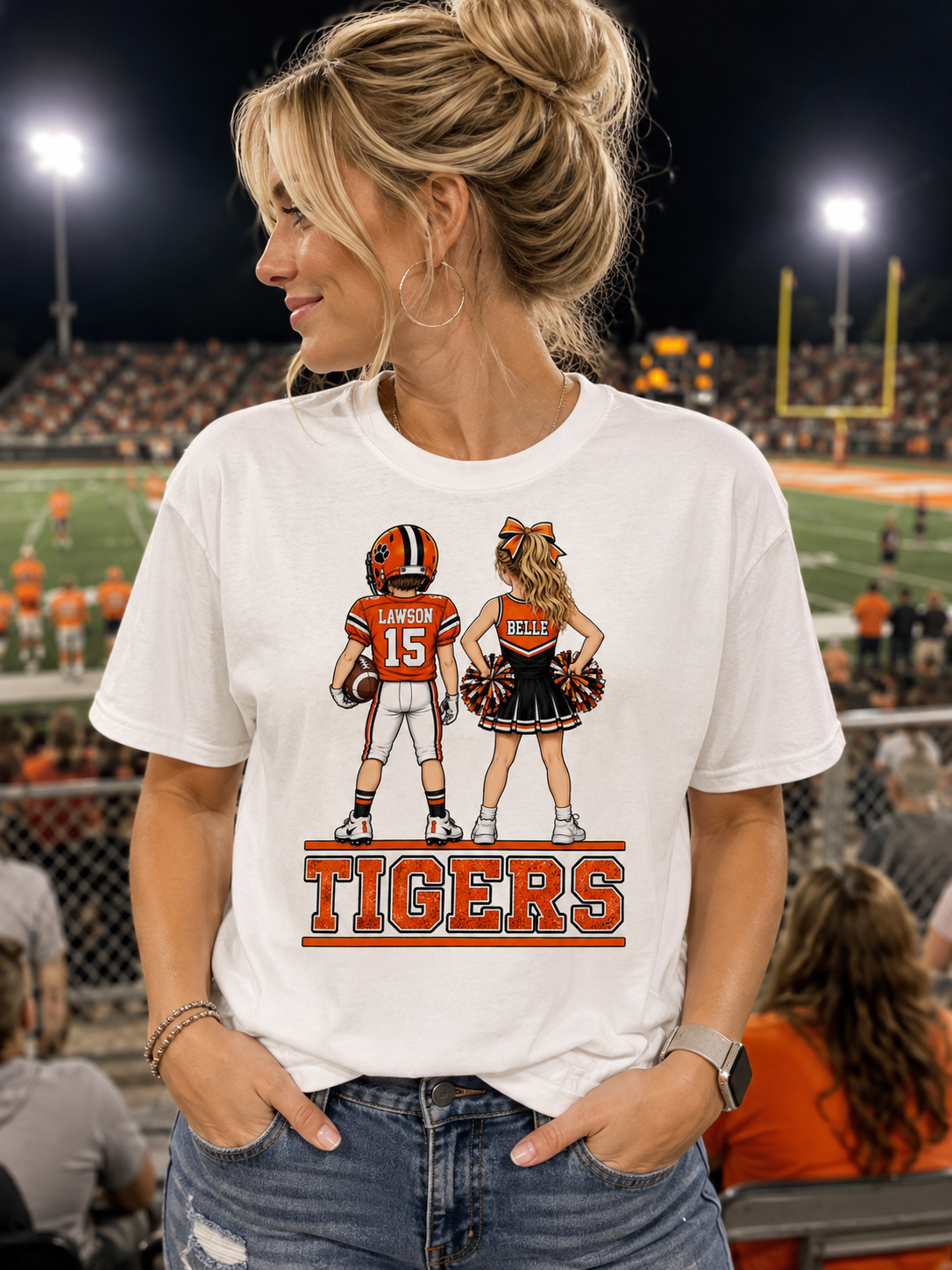 Football or Cheerleader tee or Both