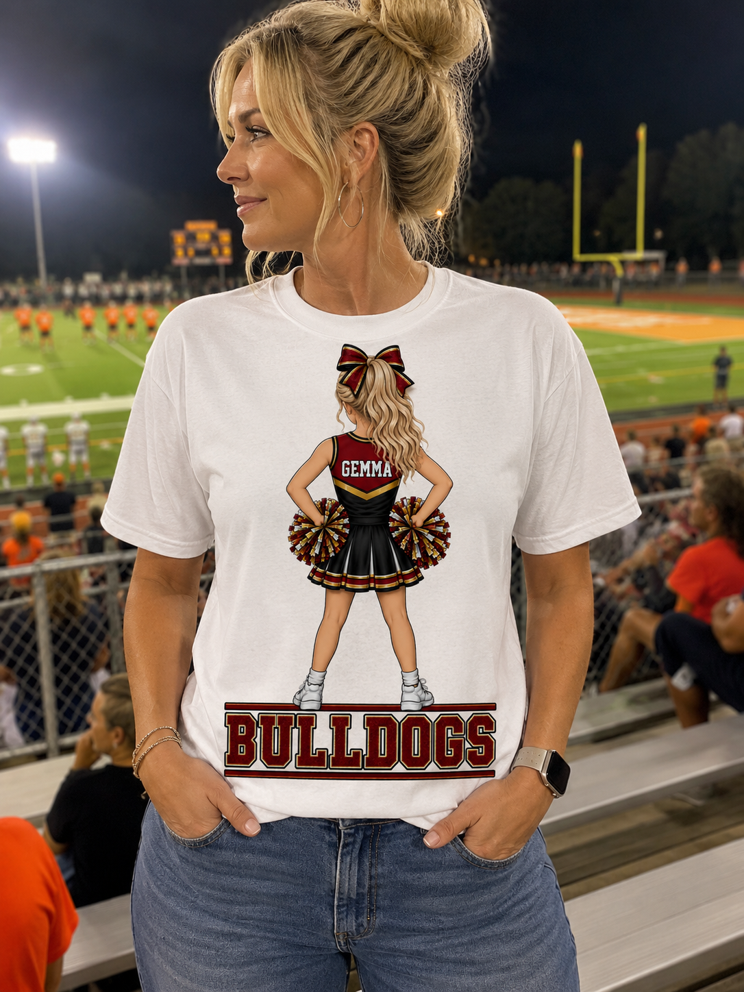Football or Cheerleader tee or Both