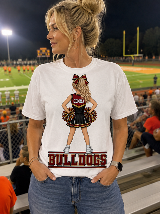 Football or Cheerleader tee or Both