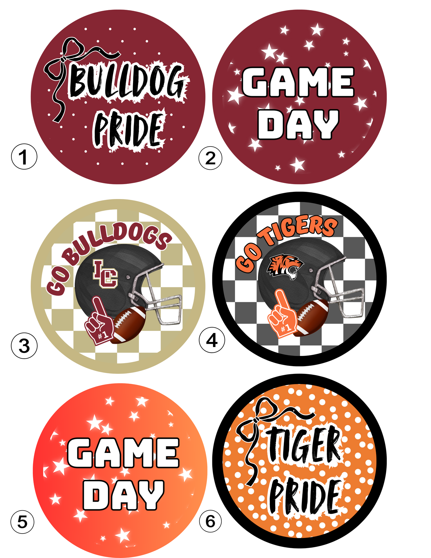 Game day & Custom Buttons
