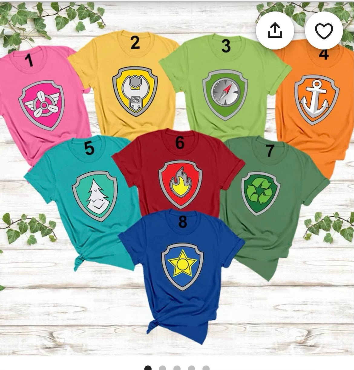 Paw Patrol Tees