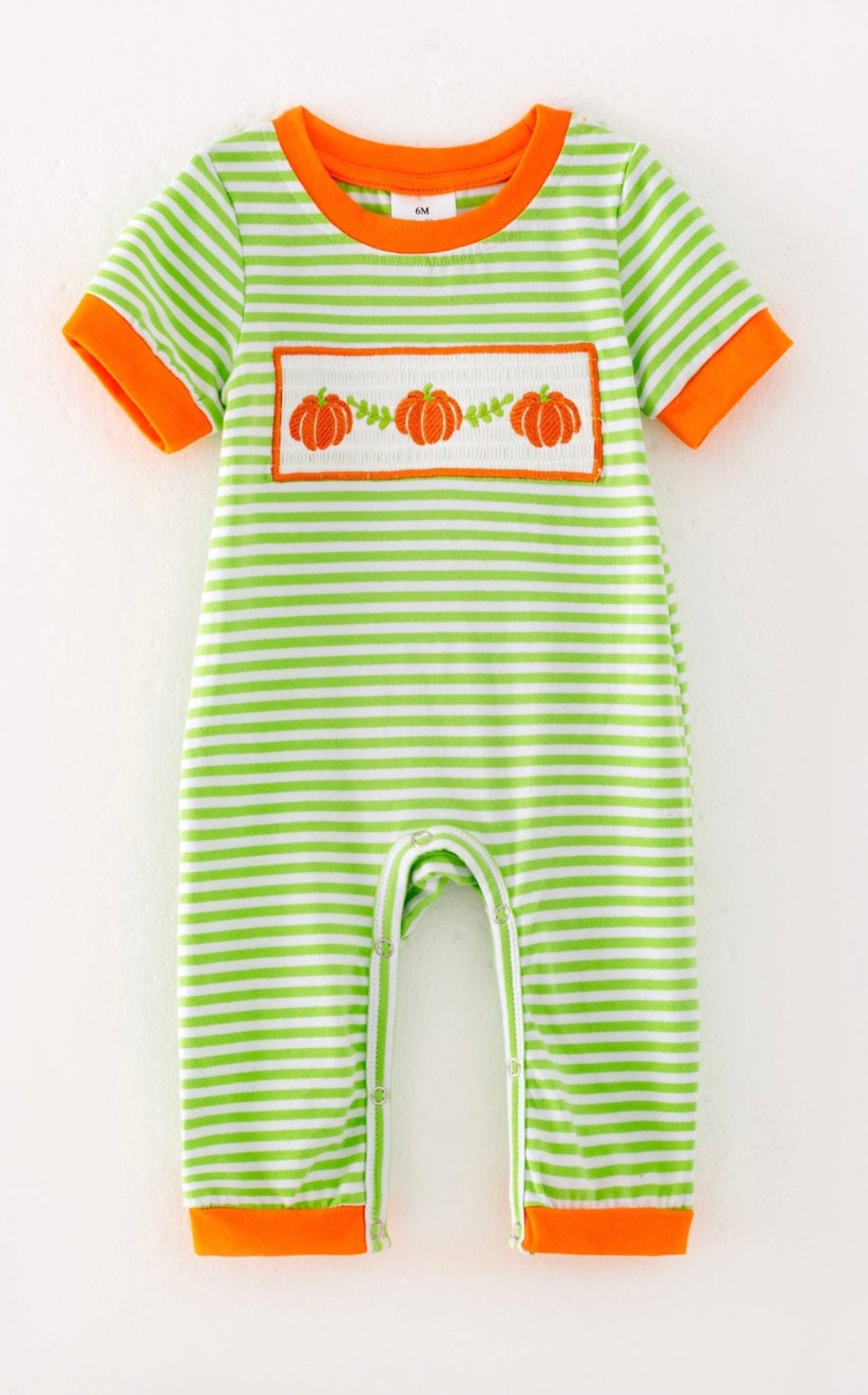 Halloween Striped Romper