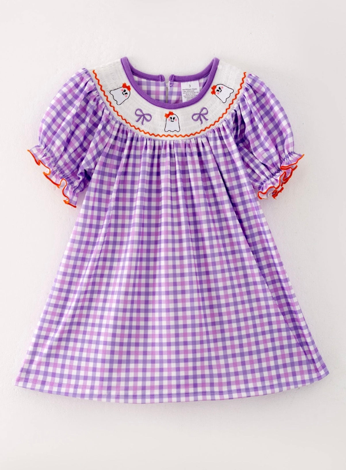 Purple Plaid Dress