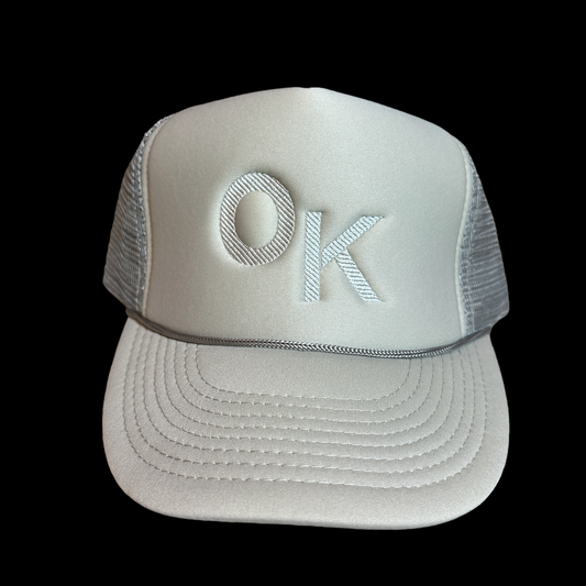 GREY OK HAT