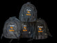 Black glitter backpack