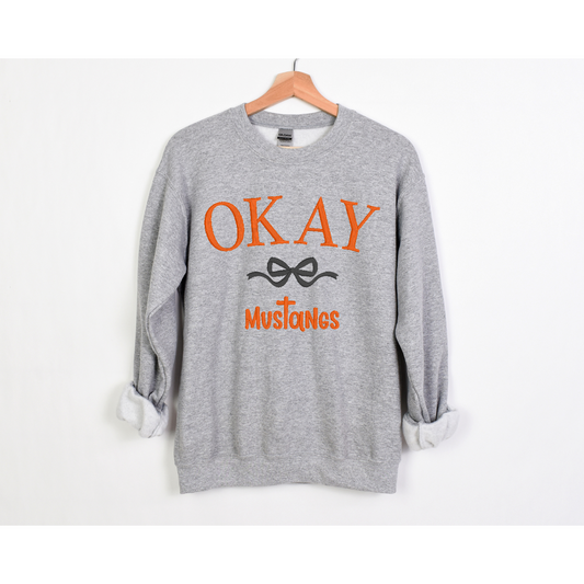 OKAY Bow Sweatshirt