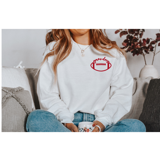 GAME DAY embroidered sweatshirt