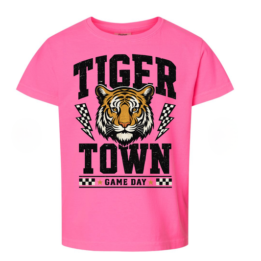 Neon Pink Tiger Town