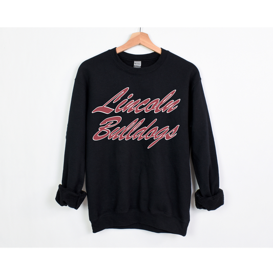 Lincoln Bulldogs Cursive