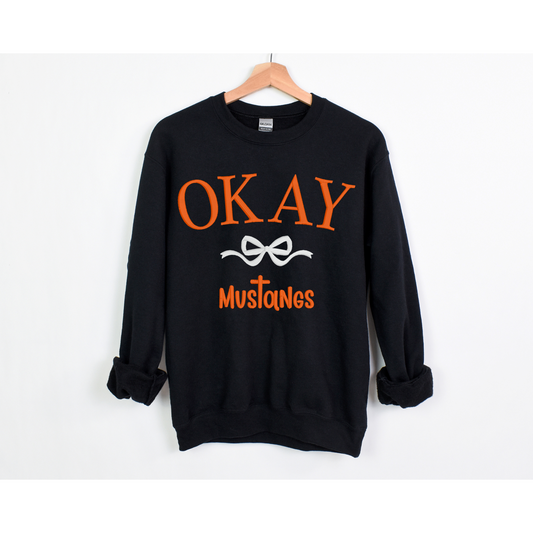 OKAY Bow Sweatshirt